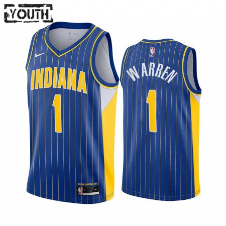 Kinder NBA Indiana Pacers Trikot T.J. Warren 1 2020-21 City Edition Swingman
